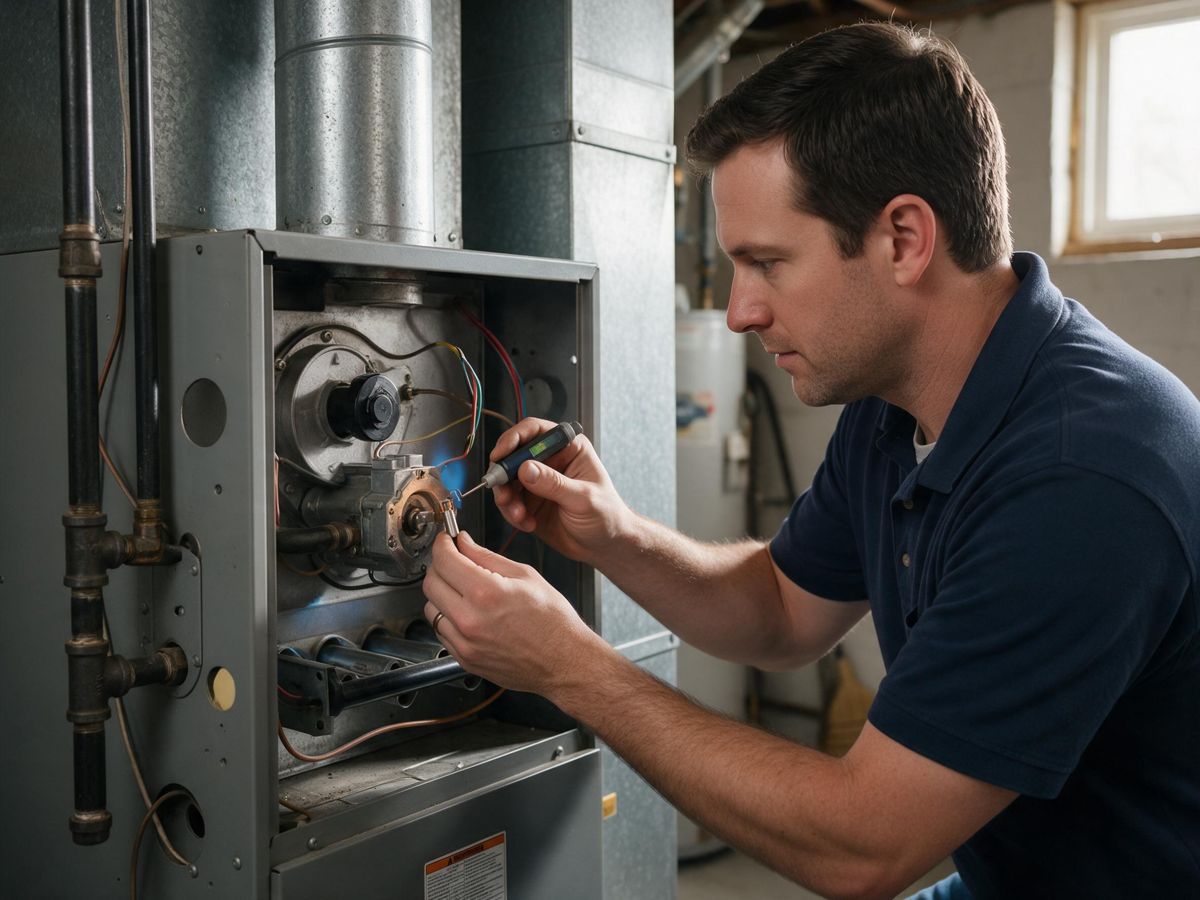 heating and cooling project in West Des Moines, IA